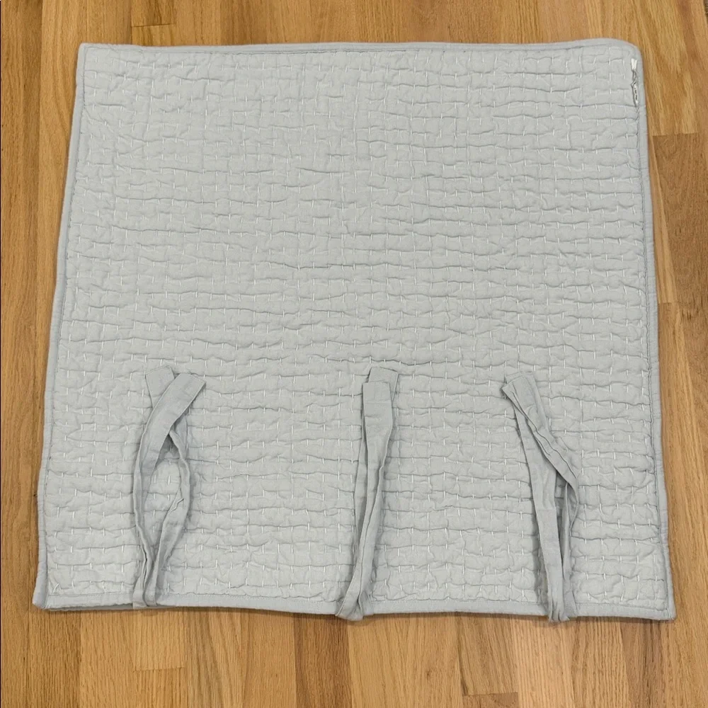 Pick-Stitch Handcrafted Cotton Linen Quilted Euro Shame